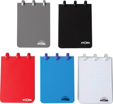 Atoma notitieboekje ft a7, geruit 5 mm, geassorteerde kleuren