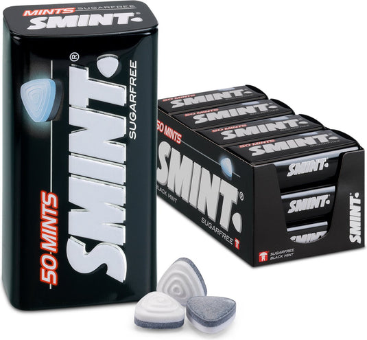Smint xl tin blackmint (12x 50 stuks)