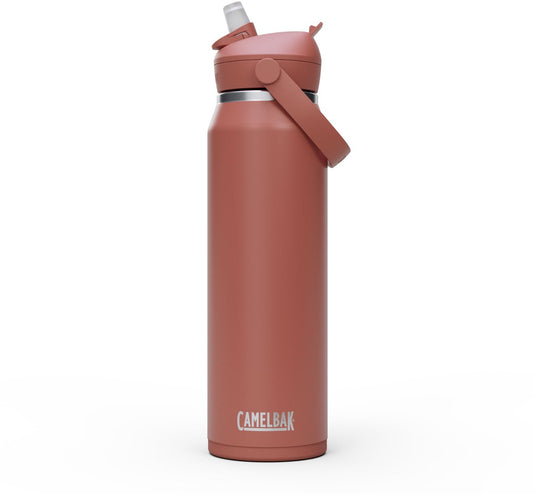 Camelbak thrive flip straw - vacuum insulated - rvs isolatie drinkfles - 1 l rood (sierra red)