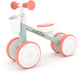 Chillafish loopfiets 1 jaar voor jongens en meisjes - loopwagen voor peuters - groen en roze - lichtgewicht met verstelbaar stuur - stille anti slip banden voor binnen en buiten - model quadi racer
