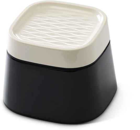 Savic ergo cube voerbak creme zwart