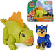 Paw patrol - de dino film - chase roaring pup pals, bevat beweegbare speelgoeddinosaurus stegosaurus van 10,1 cm met geactiveerde geluiden en chase-actiefiguur