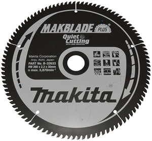 Makita makblade+ zaagblad 260x30x100z - b-32633