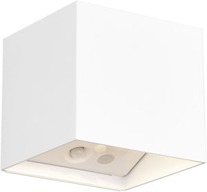 Rl live your light reality genie - wandlamp - wit mat - incl. 2x smd 1 w - bewegingssensor - usb-aansluiting - verlichting omhoog en omlaag - wandmontage - oplaadbaar - rl now - buitenverlichting - ip44
