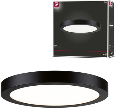 Paulmann led-paneel abia rond 300 mm 22w 2200lm 2700k zwart