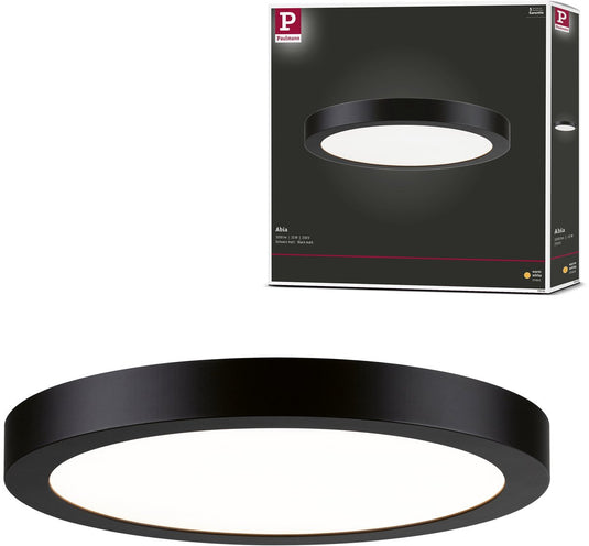 Paulmann led-paneel abia rond 300 mm 22w 2200lm 2700k zwart