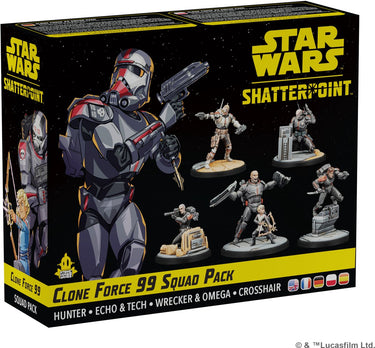 Atomic mass games star wars shatterpoint clone force 99 squad pack - en fr de pl es