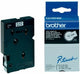 Brother laminated tape for labelling machines tc-201 12 mm x 7,7 m white black