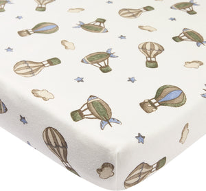 Meyco baby air balloons hoeslaken boxmatras - multicolour - 75x95cm