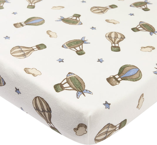 Meyco baby air balloons hoeslaken boxmatras - multicolour - 75x95cm