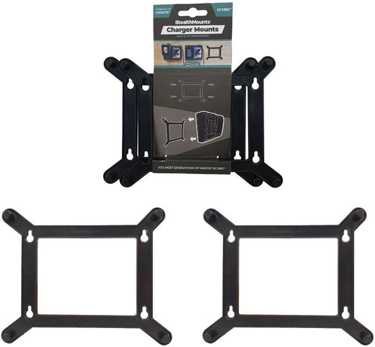 Stealthmount voor makita enkele lader | zwart | 2 stuks - cmc-mk-s