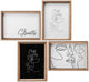Walther silhouette - houten lijst galerij - fotoformaat 4x13x18 cm - beuken