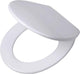Tiger boston - wc bril - toiletbril met deksel - soft close - easy clean functie - duroplast - wit rvs geborsteld