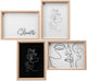 Walther silhouette - houten lijst galerij - fotoformaat 4x13x18 cm - natuur