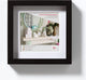 Walther stockholm - mdf houten lijst - fotoformaat 20x20 cm - zwart