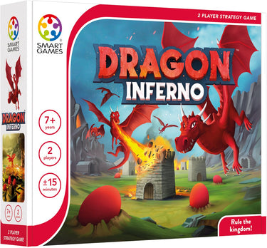 Smartgames dragon inferno - strategisch bordspel - tactisch legspel voor 2 spelers - vanaf 7 jaar