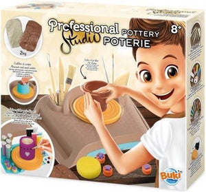 Buki france professional studio pottery pottenbakkerij set incl. 2kg klei