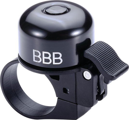 Bbb cycling bbb-11 loud clear fietsbel - aluminium - 22.2 25.4 31.8mm stuur diameters - zwart