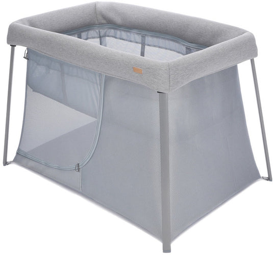 Béaba eazy sleep 3-in-1 reisbed - luxe campingbedje box - vanaf geboorte tot 4 jaar - wieg, ledikant box - ademend mesh - inclusief 2 matrassen reistas - lichtgewicht 6,8kg - grijs