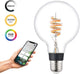 Eglo connect.z smart led lamp - e27 - ø 9,5 cm - instelbaar rgb licht warm wit licht (3000k) - dimbaar - zigbee