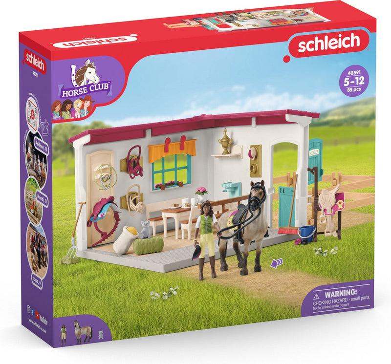 Afbeelding laden in galerijviewer, Schleich horse club zadelkameruitbreiding 42591
