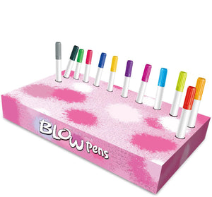 Lobbes speelgoed bv lobbes blaaspennen set met pompje en fantasie templates voor kinderen.