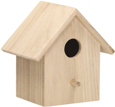 Playwood vogelhuisje hout knutsel speelgoed natuur.