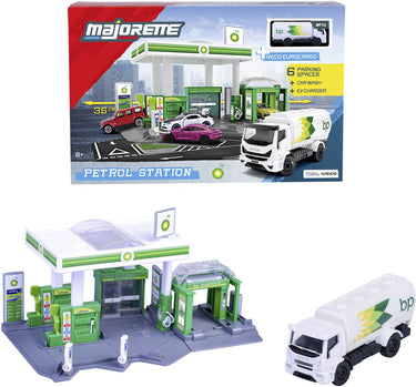 Majorette bp tankstation met voertuig