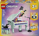 Lego creator 3in1 piano met kat en radio en platenspeler speelgoed voor kinderen 31392