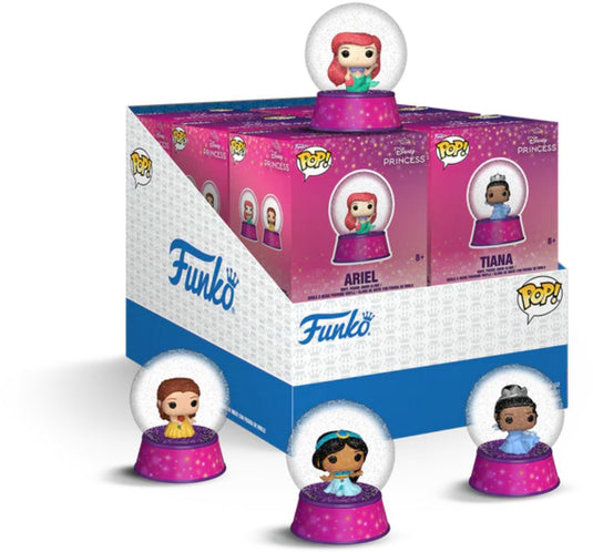 Funko mystery minis disney princess snow globe