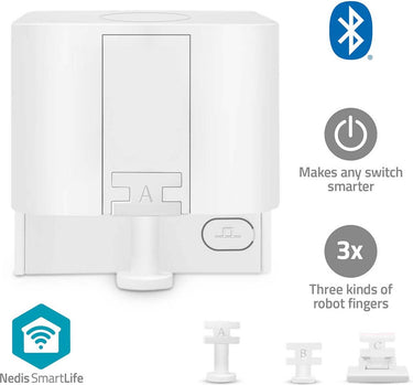 Nedis smartlife-vingerrobot - cr2 - 1000 mah - bluetooth - drie soorten vingers