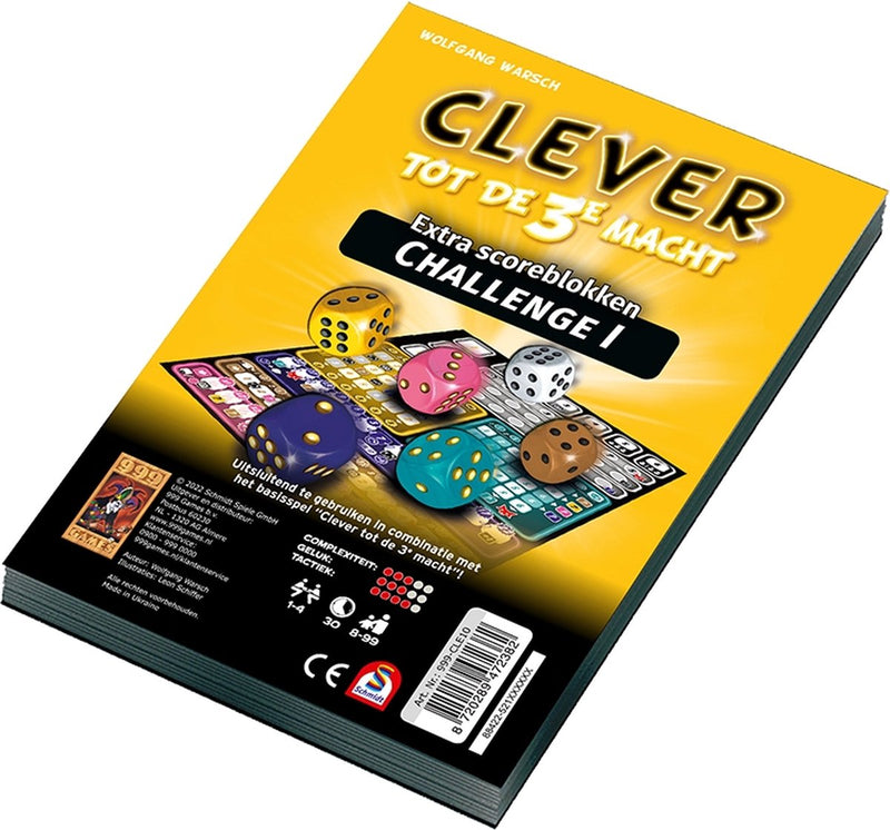 Afbeelding laden in galerijviewer, 999games 999 games scoreblokken clever tot de 3e macht challenge
