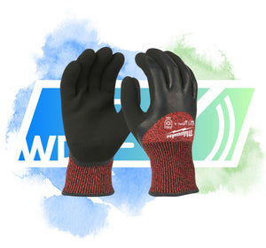 Milwaukee winter snijklasse 3 gedimde werkhandschoenen winter handschoenen cut level 3-xl 10 -1pc - 4932471349