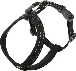 Hurtta harnas casual y-eco zwart - hondentuig - 50-60 cm