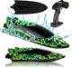 Overmax x-surge rc boot – 35 km u – waterstraalaandrijving – 30 min speeltijd – speedboot– motorboot - waterkoeling – energiebesparende functie – volledig instelbare snelheid trim – rubberen stootrand – led-verlichting – 100m – automatische rotatie