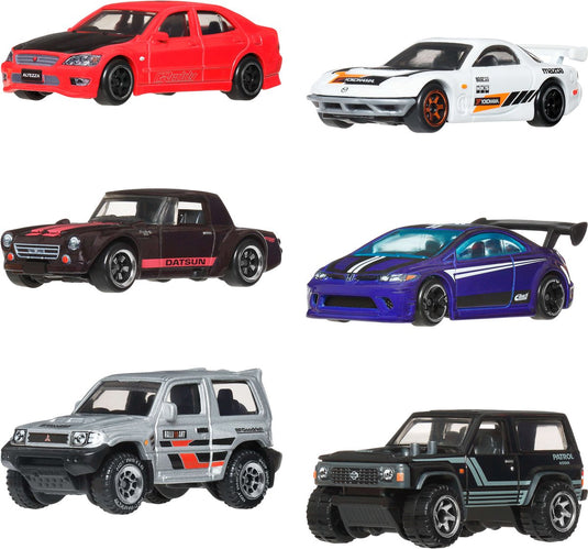 Hot wheels diecast silver series streets of japan