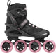 Roces warp thread 84 dames skeelers – 4x84mm wielen – fitness inline skates – zwart roze – maat 38