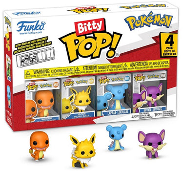 Funko pokemon - bitty pop 4 pack 2.5cm - charmander