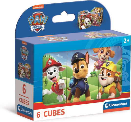 Clementoni blokpuzzel paw patrol, 6st.