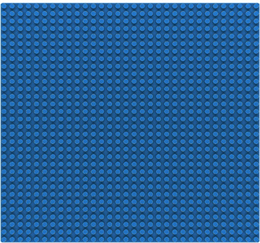 Sluban bricks base - grondplaat basisplaat bouwplaat voor bouwstenen blauw - 32x32 noppen - 25,6 x 25,6 cm m38‑b0833e vanaf 4 jaar