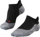 Falke tk5 invisible anti-blaar dun wol functioneel materiaal wandelsokken heren zwart - maat 42-43