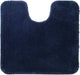Sealskin angora - toiletmat 55x60 cm - polyester - donkerblauw