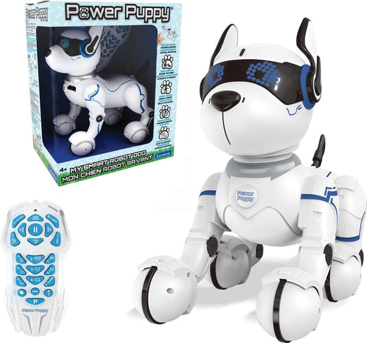 Lexibook stroom puppy – my smart robotic dog met programming function, dance, walk, movements, touch sensors en animal imitation, incl. afstandsbediening