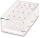 Maul box voor visitekaartjes - transparant - acryl - 1 stuk - 19.1 x 11.6 x 7.2 cm