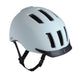 Bbb cycling grid fietshelm met verlichting - volwassenen - e-bike en stadsfiets - mat grijs wit - maat m - bhe-161