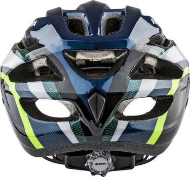 Alpina mtb17 serie - fietshelm - ciemno niebieski - neon - 58-61 cm