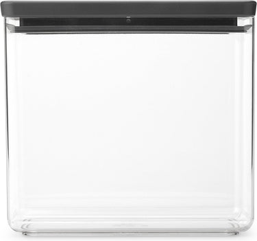 Brabantia tasty+ voorraadbus - stapelbaar - 3,5 l - dark grey