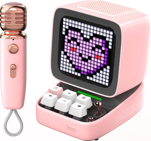 Divoom - ditoomic - karaoke set (roze)