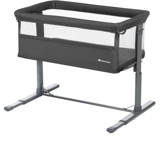 Bebeconfort zina co-sleeper - mineral graphite - 2-in-1 babybedje - hoogte verstelbaar