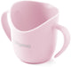 Babyono flow serie - ergonomische trainingsbeker - pink - handvatten - 6m+